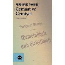Vakıfbank Kültür Yayınları Cemaat ve Cemiyet