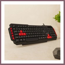 Bezos USB Kablolu Oyuncu Klavye (Renkli Tuşlar, 150 Cm) Bzss