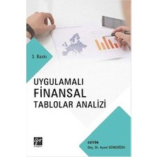 Gazi Kitabevi Uygulamalı Finansal Tablolar Analizi