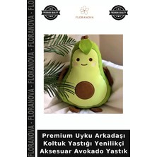 Floranova Premium Uyku Arkadaşı Koltuk Yastığı Yenilikçi Aksesuar Avokado Yastık