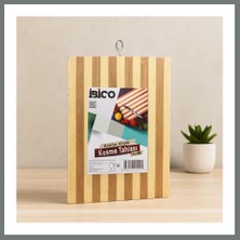 Bezos Bambu Kesme Tahtası 18X28X1.3 cm (Metal Kulplu) Mmbz