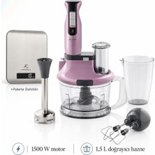 Arzum AR1058 Hestia 1500 W Multi Blender Seti Dreamline + Onerous Mutfak Tartısı Paketi