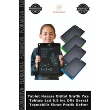 Floranova Tablet Hassas Dijital Grafik Yazı Tahtası LCD 8.5 Inc Ofis Gereci Taşınabilir Ekran Pratik Defter