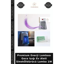Floranova Premium Enerji Lambası Gece Işığı Ev Aleti Sineköldürücü Lamba 1W