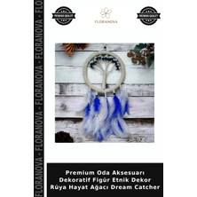 Floranova Premium Oda Aksesuarı Dekoratif Figür Etnik Dekor Rüya Hayat Ağacı Dream Catcher