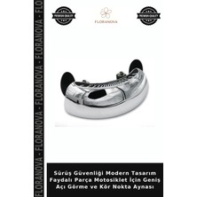 Floranova Sürüş Güvenliği Modern Tasarım Faydalı Parça Motosiklet Için Geniş Açı Görme ve Kör Nokta Aynası