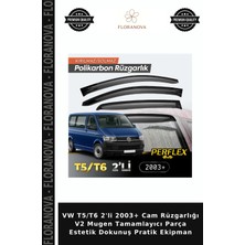 Floranova Vw T5/t6 2'li 2003+ Cam Rüzgarlığı V2 Mugen Tamamlayıcı Parça Estetik Dokunuş Pratik Ekipman
