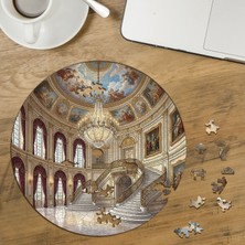Punto Dizayn Saray Iç Mimarisi Tasarımlı Özel Kesim Yuvarlak 272 Parça Ahşap Puzzle MPDA633