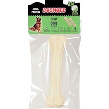 Mythriva Dogmozz Premium Deri Pres Beyaz Köpek Kemiği 22 cm