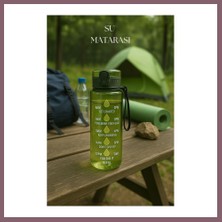Bezos Suluk & Su Şişesi & Sporcu Matara Yeşil 1000 ml Bzss