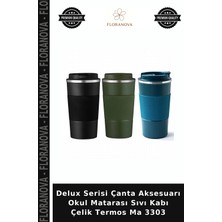 Floranova Delux Serisi Çanta Aksesuarı Okul Matarası Sıvı Kabı Çelik Termos Ma 3303
