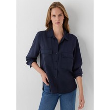 Mavi Soft-Premium (Tencel TM) Lyocell Lacivert Gömlek 1220415-82318