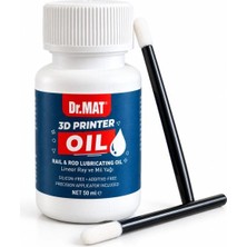 Dr. Mat Dr.mat 3D Yazıcı Yağı 50 ml – 3D Yazıcı x ve Y Lineer Ray, Mil Bakım Yağı