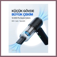 Bezos Vacuum Plus SNV-3002 15IN1 Profesyonel 12.000PA Emiş Güçlü Üflemeli Şarjlı Mini Araç Süpürgesi Bzss