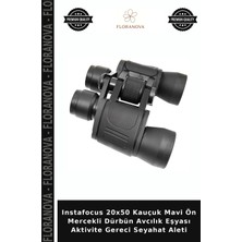Floranova Instafocus 20X50 Kauçuk Mavi Ön Mercekli Dürbün Avcılık Eşyası Aktivite Gereci Seyahat Aleti
