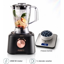 Karaca Mastermaid Power Max 11 In 1 2500 W Mutfak Robotu Black Copper + Onerous Mutfak Tartısı Paketi