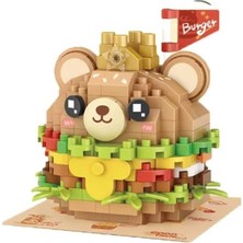 Loz Mikro Blok Ayılı Burger 260 Parça LZ8812