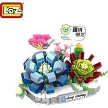 Loz Mikro Blok Saksılı Buz Mavisi Kar Lotusu 370 Parça LZ8831