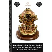 Floranova Premium Pirinç Dalgıç Başlığı 4470/12 Su Sistemi Dekoratif Başlık Bahçe Elemanı