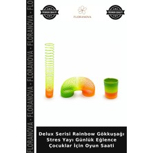 Floranova Delux Serisi Rainbow Gökkuşağı Stres Yayı Günlük Eğlence Çocuklar Için Oyun Saati
