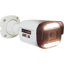 Tr Area Ultrahd 5 Mp Sony Lens 1080P Ahd Güvenlik Kamerası, Warmled Işıklı, 12 Ledli, Dış Mek