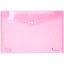 Tr Umix Çıtçıtlı Şeffaf Zarf Dosya Pembe Eco U1120P-PE-ECO