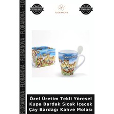 Floranova Özel Üretim Tekli Yöresel Kupa Bardak Sıcak Içecek Çay Bardağı Kahve Molası