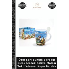 Floranova Özel Seri Sunum Bardağı Sıcak Içecek Kahve Molası Tekli Yöresel Kupa Bardak