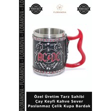 Floranova Özel Üretim Tarz Sahibi Çay Keyfi Kahve Sever Paslanmaz Çelik Kupa Bardak