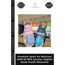 Floranova Premium Sport Su Matarası 1600 ml Bpa Içermez Sağlıklı Suluk Pratik Mataralar