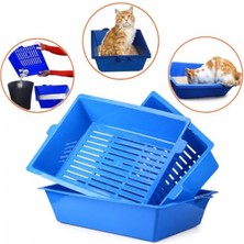 Elekli Üç Katmanlı Kedi Tuvaleti, Kolay Temizlenebilir