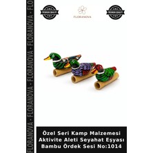 Floranova Özel Seri Kamp Malzemesi Aktivite Aleti Seyahat Eşyası Bambu Ördek Sesi NO:1014