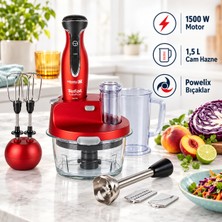 Tefal 1500 W Motor, 1,5 L Cam Hazne, Powelix Bıçaklar Blender Seti 9100059485