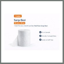 Bezos Sargı Bezi 15 cm x 10 M 1 Adet Pamuklu Hidrofil Gazlı Bez Tekli Rulo Sargı Bezi Mmbz