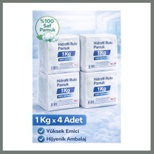 Bezos Hidrofil Rulo Pamuk 1 kg x 4 Adet Saf Pamuk Yüksek Emici Medikal ve Kozmetik Kullanım Mmbz