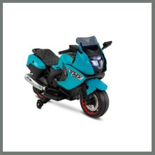 Bezos 438A XMX-316 Ledli Akülü Motor 12 Volt Turkuaz · Renk: Turkuaz Mmbz