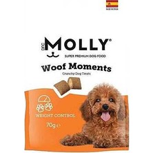 Hilera Molly Woof Moments Köpekler Için Kilo Kontrolü Ödül Maması 70GR