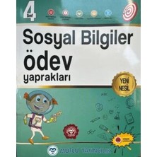 TeknoKapsül Mutlu Yayıncılık 4. Sınıf Sosyal Bilgiler Ödev Yaprakları