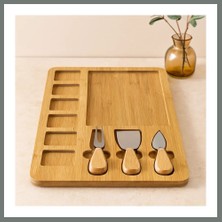 Bezos Mdf 6+1 Bölmeli Kahvaltı Peynir Sunum Panosu 30X39.5 cm Mmbz