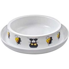 Hilera Moderna Trendy Kedi ve Fare Desenli Kedi Mama Kabı 210ML