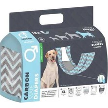 Hilera M-Pets Aktif Karbonlu Diapers Erkek Köpekler Için Külot (Xl) 18LI