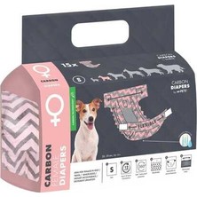 Hilera M-Pets Aktif Karbonlu Diapers Dişi Köpekler Için Külot (S) 15LI