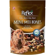 Hilera Reflex Mini Karışık Kemik Şeklinde Yarı Yumuşak Köpek Ödül Maması 150GR