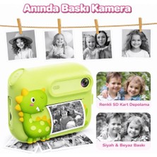 Shopfocus CMR101 Dijital Çocuk Kamerası Print Kamerası 1080P Full Hd Termal Yazıcılı 2.0 Ekranlı
