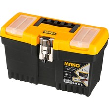 Tr Jmt/13 Organizerli Jumbo Metal Kilitli Takım Çantası, Polipropilen, Siyah/sarı, 13 ''