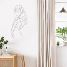 Tr Minimalist Metal Duvar Dekoru – Modern Salon ve Ofis Süsü