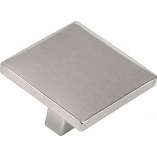 Tr Kare Düğme Kulp (2'li Paket) Inoks