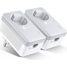 TP-Link Tp-Lınk TL-PA4010P Kıt AV600 Soketli Passthrough Powerline Başlangıç Kiti