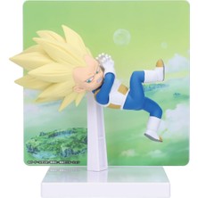 Tr Vegeta Super Saiyan 3 (Mini) Dragon Ball Daima Aksiyon Figürü, Panelli, 13 Cm, Çok Renkli, Bp2