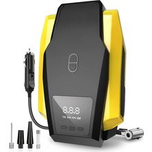 Tr Lastik Şişirme Hava Kompresörü - 99PSI Hava Şişirme Kapasitesi, LED Ekranlı Basınç Göst